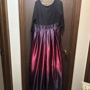 SLNY Black and Gold Dress